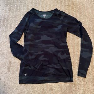 Athleta Long Sleeve Camo Tee
